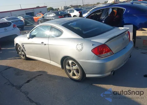 2005 Hyundai Tiburon Gs z USA, uszkodzony, nr VIN KMHHM65D45U178219